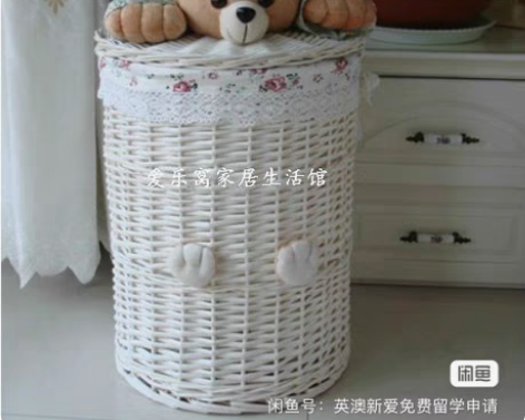 藤编脏衣篓脏衣服收纳筐收纳箱脏衣桶脏衣篮洗...