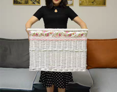 转卖千姿秀家居竹编收纳藤编脏衣服玩具收纳筐...