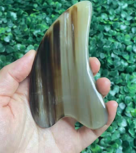 包邮78号——0.7cm厚度牛角刮痧板三角...