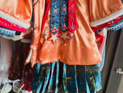 佐木森林汉服拜年服140琼瑶，明制三件套，...