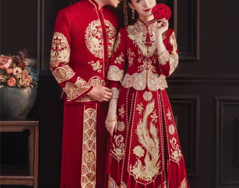 转卖秀禾服2022新款新娘结婚礼服中式婚纱...