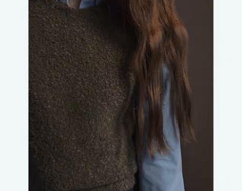 转卖韩代Chic+官网买手款+卡其复古+针...