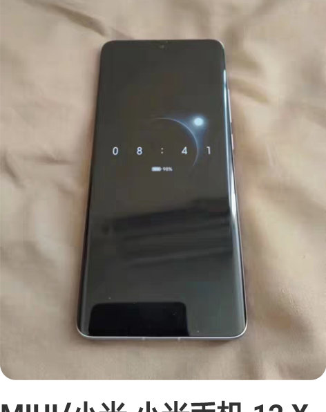 MIUI/小米 小米手机 12 X 真·自...