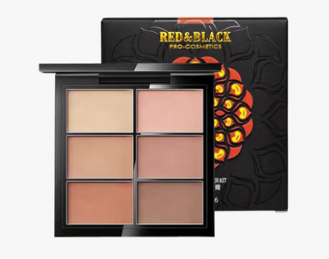 转卖【狂欢价】红与黑彩妆六色遮暇遮瑕膏盘高...