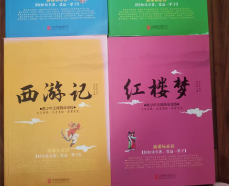 现代文版四大名著正版全套无障碍阅读青少年学...