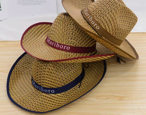 包邮帽子遮阳草帽男士夏天户外钓鱼帽大檐防晒...