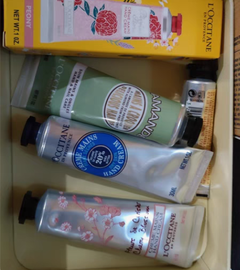 欧舒丹护手霜樱花手霜男女补水保湿滋润手膜秋...