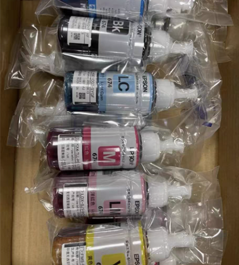 包邮爱普生674拆机墨水，L805墨水6色...