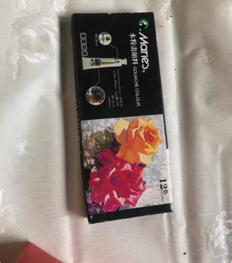 马力水粉画颜料12色（全新） 5盒优惠价5...