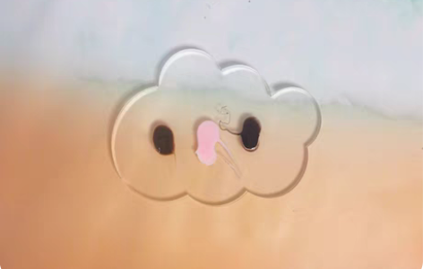 包邮【清仓】云朵美甲调色盘亚克力异形不规则...