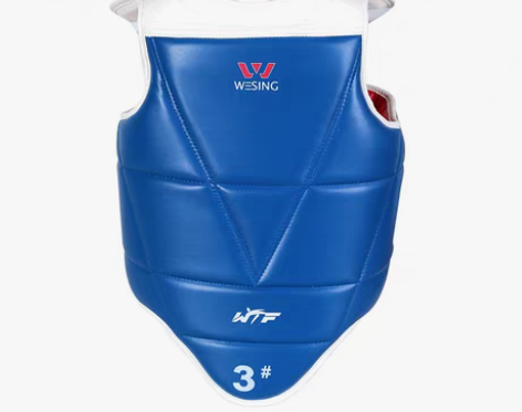 转卖九日山跆拳道护胸加厚护具护身护甲空手道...