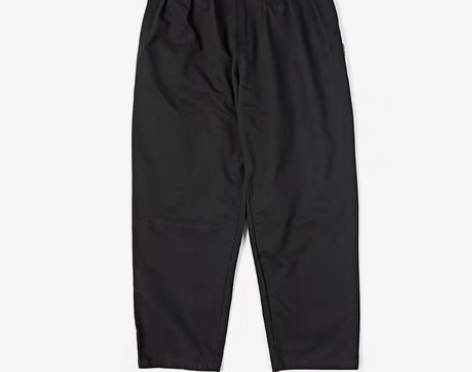 转卖易燃空间日系卡其色水洗口袋贴标工装裤男...