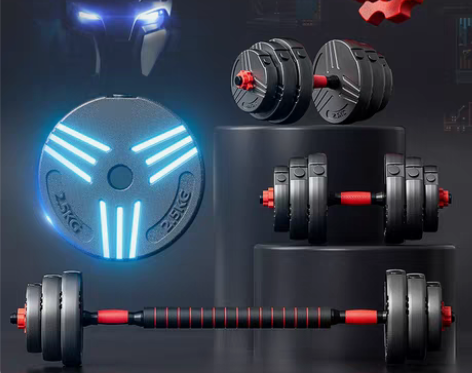 转卖哑铃男士健身锻炼器材家用套装组合杠铃女...