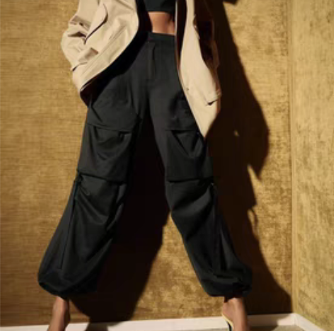 zara 羊毛混纺工装裤 s码 现货顺丰发...