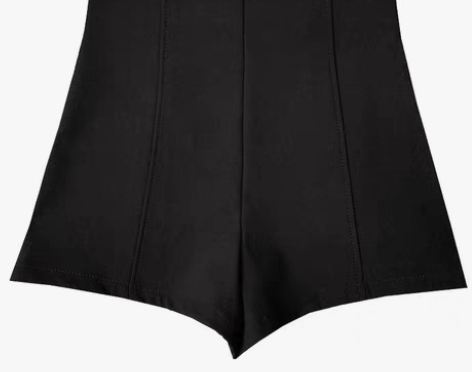 转卖黑色短裤女夏高腰2020秋季新款打底外...