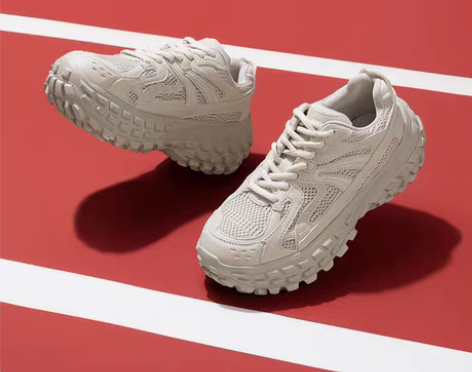 转卖Tata他她网孔透气厚底老爹鞋女ins...