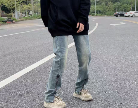 转卖INONE 欧美高街重磅水洗牛仔裤设计...