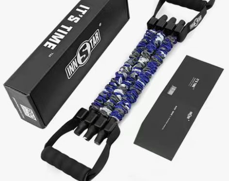 转卖多功能拉力器家用扩胸器男健身器材开肩拉...