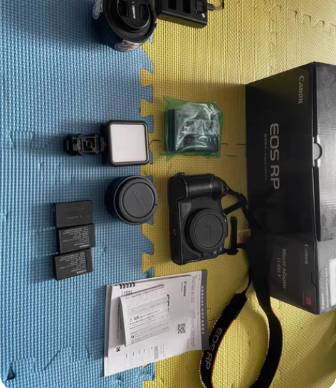 22年10月购入的港版佳能rp加转接环 产...