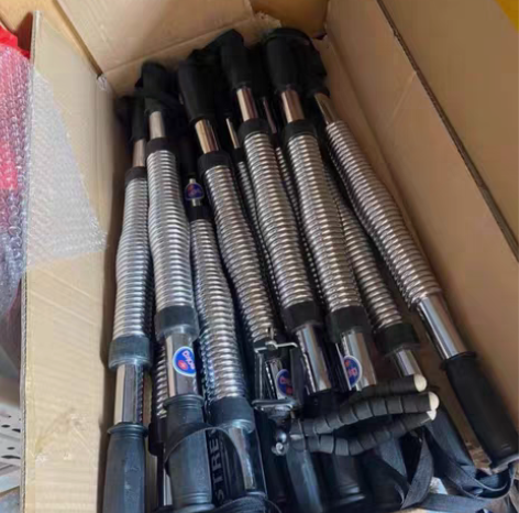 包邮全新电镀加强臂力器臂力棒好价处理仓库现...