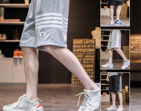 转卖南极人2021潮流短裤男夏季宽松休闲中...