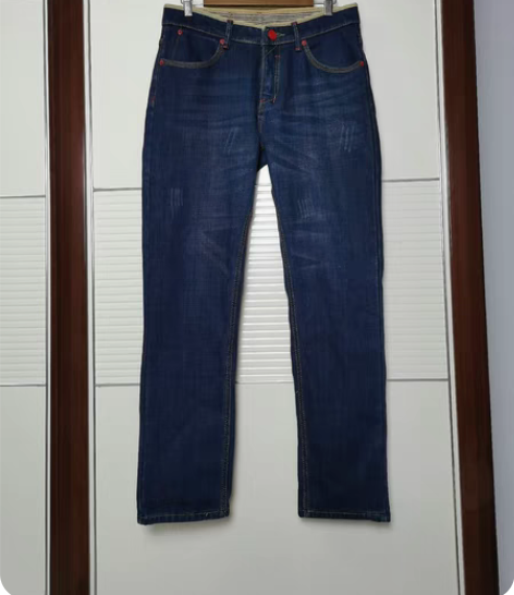 包邮男款休闲牛仔裤加绒加厚，腰围82，裤长...