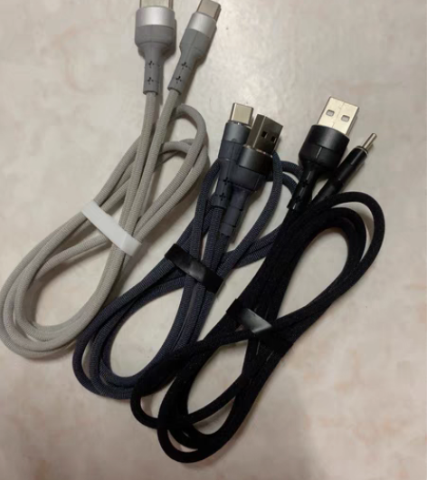 包邮原装芯片样品数据线，大品牌加粗内心，支...