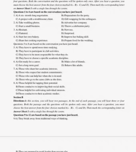 六级1989-2020年pdf版和word...