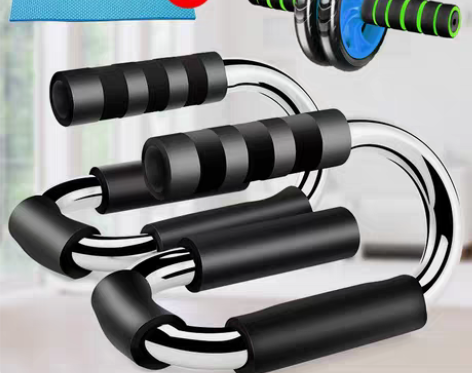 转卖俯卧撑支架男建健身器材家用锻炼胸肌腹健...