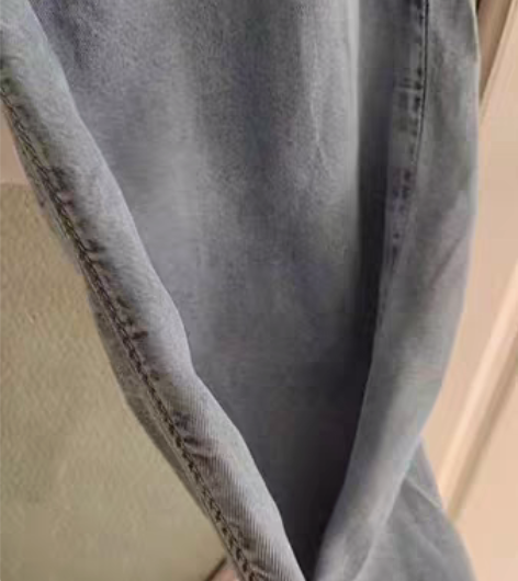 包邮天气牛仔阔腿裤，大码135斤以内可穿。...