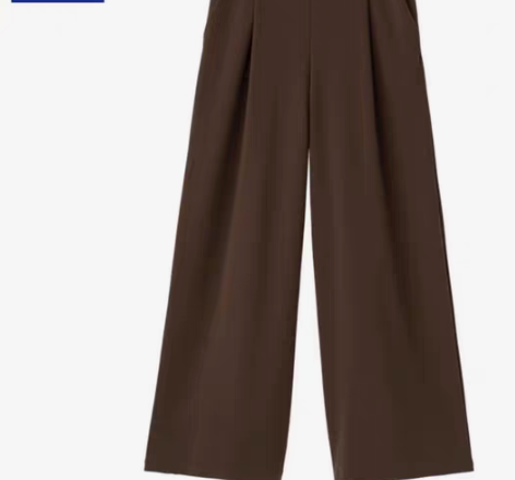 包邮优衣库GU极优女装阔腿裤，宽松商务休闲...