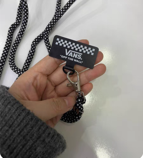 全新vans万斯范斯手机绳 手机挂绳 棋盘...