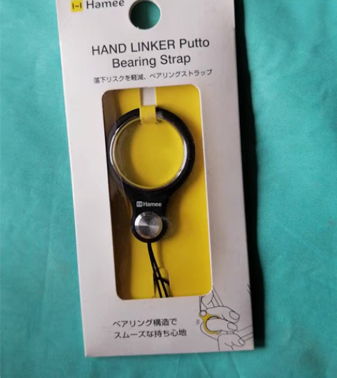 包邮日本Hamee正品苹果安卓手机挂绳指环...
