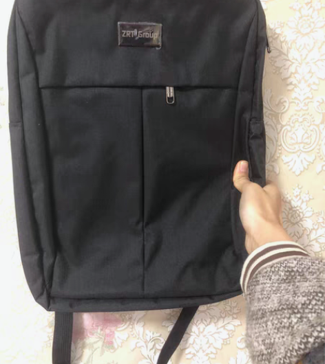 包邮男式黑色双肩电脑包 背包 大容量 自重...