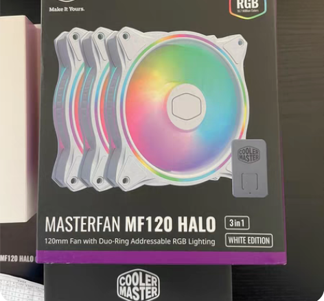 包邮酷冷至尊MF120 HALO白色 AR...