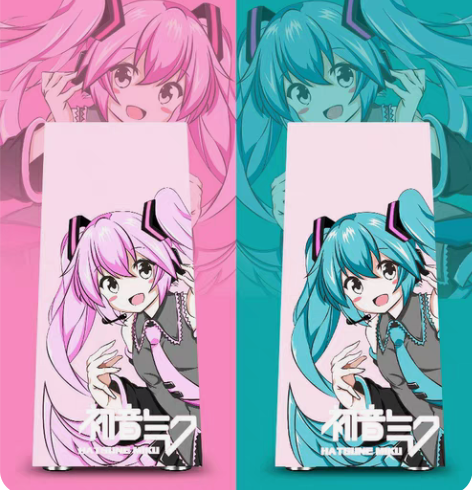 包邮玩嘉铠甲初音主题定制机箱 支持240冷...