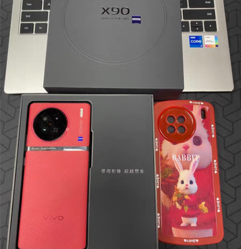 包邮vivoX90华夏红12+256g全套...