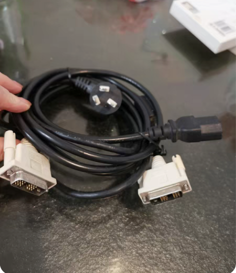 电脑显示器连接线，DVI-DVI线，1米长...