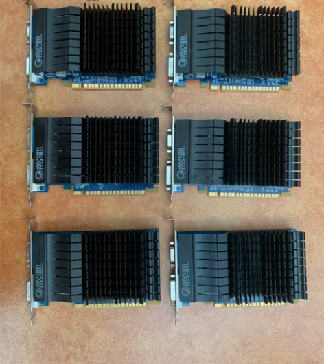 拆机影驰GT610-1G亮机显卡,原装拆机...