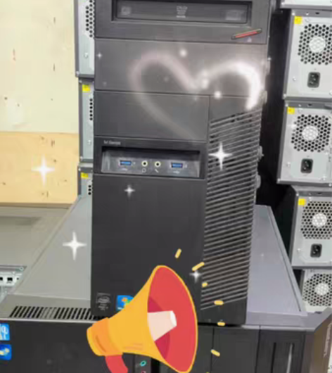 联想品牌机办公家用台式电脑 办公主机 i3...