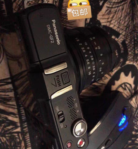 包邮松下panasonic单电相机GF2支...