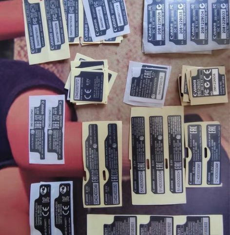 佳能单反相机底标 底部贴纸 机身码 机身编...