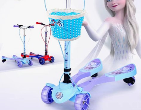 转卖迪士尼儿童蛙式滑板车3 感兴趣的话点“...