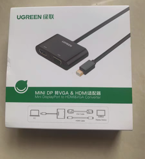 包邮绿联 Mini DP转HDMI/VGA...