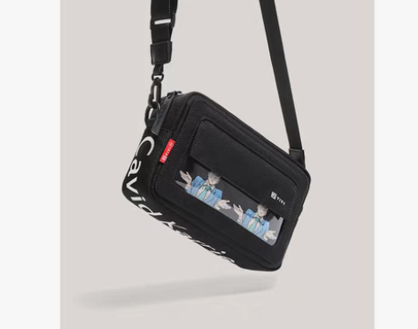 转卖潮牌时尚小方包男士单肩小包包斜跨肩休闲...