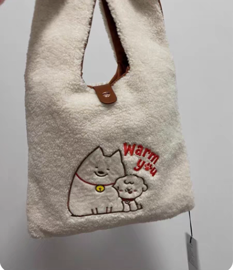 奈娃家族双用两面手提包春季出游手拎包 几乎...