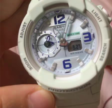 自用卡西欧手表女baby-g防水99成新自...