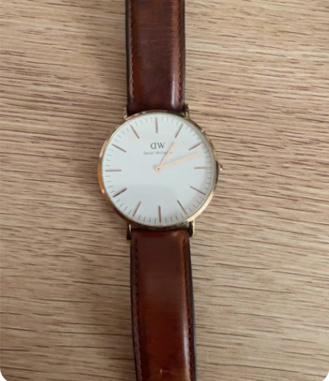 包邮DW正品手表在京东花1200买的，买的...
