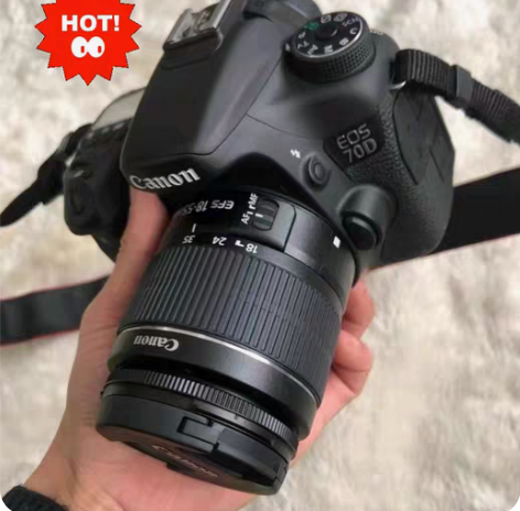 包邮98新佳能70d+1855单反相机 支...