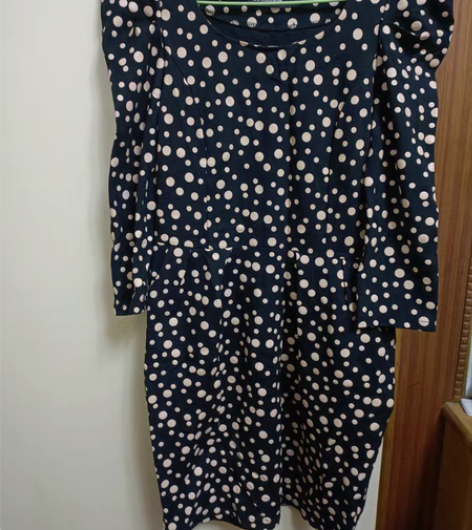 包邮拉夏贝尔正品针织春秋连衣裙，尺码160...